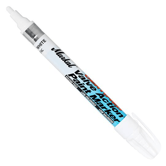 Markal 1/8 in White Liquid Fast-Drying Paint Marker