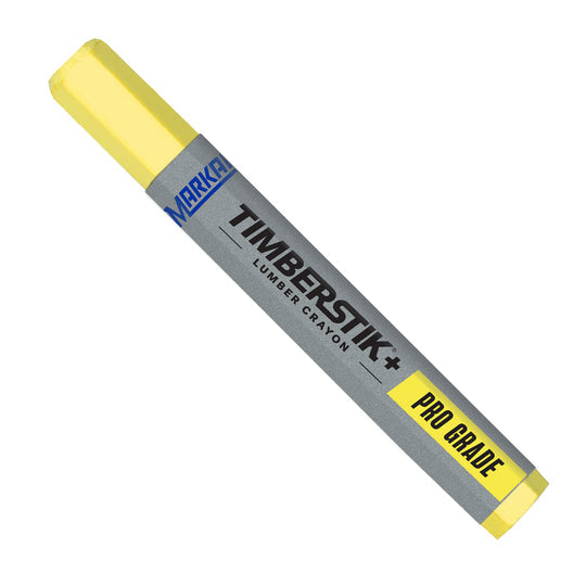 080601 by Markal | PRO-GRADE Lumber Crayon | Yellow | (Carded) Case of 36