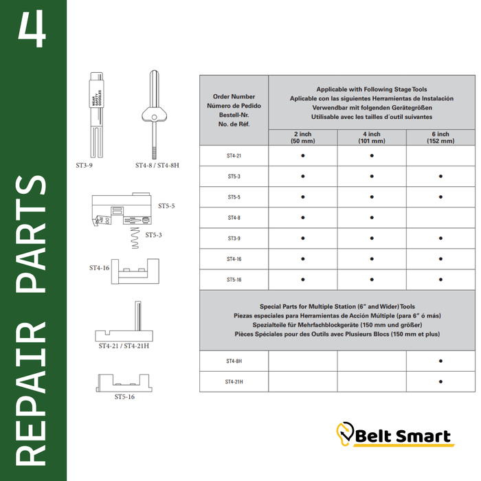 RSC187-6 by Flexco | #54628 | Alligator Installation Tool (6")