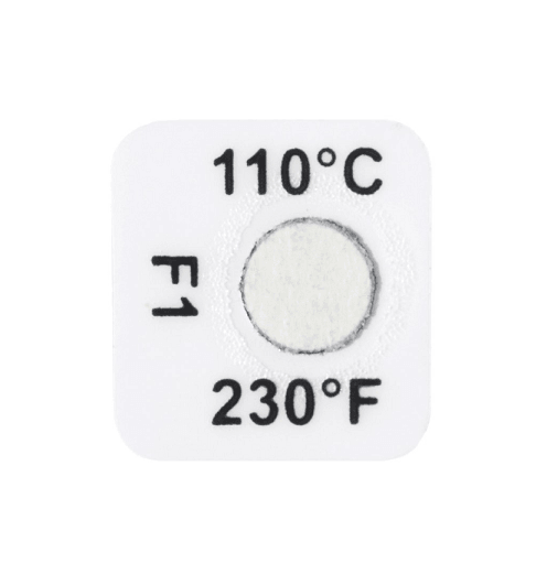026254 Tempil Tempilabel Series 21 Temperature Indicating Label: 130 deg. F - (Pack of 210) - Beltsmart