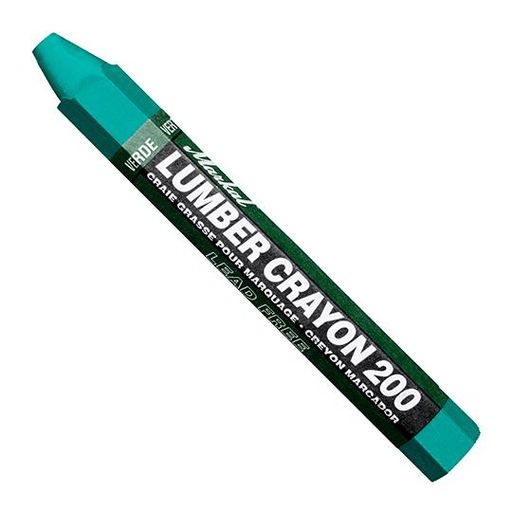 080356 Markal Lumber Crayon 200 - Green - (Case of 144) - Beltsmart