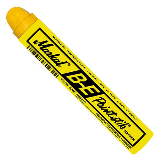 080621 Markal B-E Paintstik - Yellow - (Case of 144) - Beltsmart
