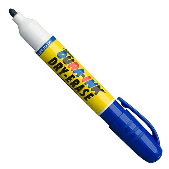 096572 Markal DURA-INK Dry Erase - 1/8" (3 mm) Mark Size - Blue - (Case of 48) - Beltsmart