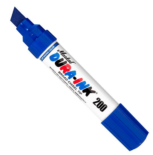 096915 Markal DURA-INK 200 - 3/8" (9.5 mm), 5/8" (16mm) Mark Size - Blue - (Case of 24) - Beltsmart