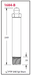 1684-B Alemite 1/8" PTF Straight Fitting - Hex Size, 3/8" - Overall Length, 2-5/8" - Shank Length, 2-3/16" - Beltsmart