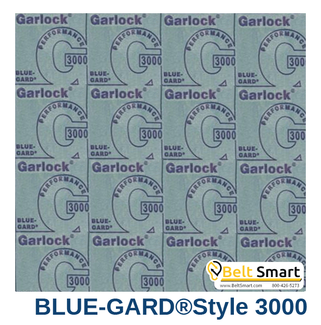 Garlock BLUE-GARD® Style 3000 - 0.125 in. thick / 60in. x 60in.