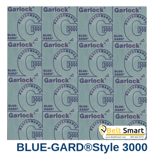 Garlock BLUE-GARD® Style 3000 - 0.125 in. thick / 60in. x 120in.