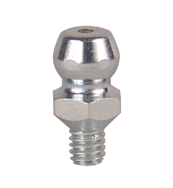 3018 Alemite Special Thread Fitting - Thread: 6-40 UNF-2A - Configuration: Straight - Hex Size: 1/4" - Overall Length: 1/2" - Shank Length: 9/64" - Beltsmart