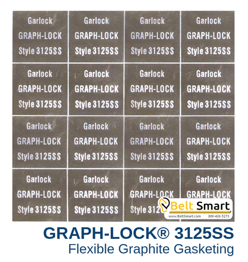 Garlock GRAPH-LOCK® Style 3125-SS - 0.120 in. thick / 39.4in. x 39.4in.