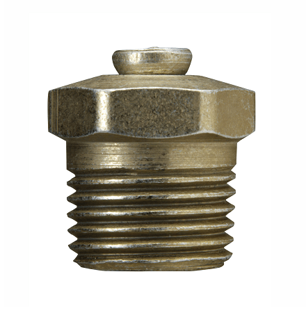 317400-E Alemite British Standard Pipe Thread Relief Fitting - 1/8" BSPT - Opening Pressure, 1/4 to 1 PSI - Beltsmart