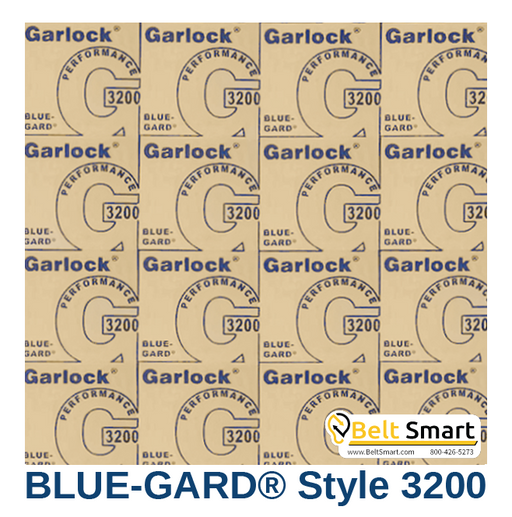 Garlock BLUE-GARD® Style 3200 - 0.031 in. thick / 60in. x 120in.