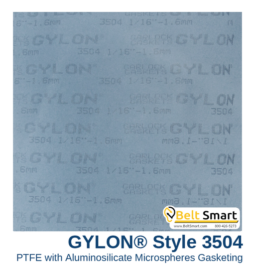 Garlock GYLON® Style 3504 - 0.125 in. thick / 60in. x 60in.