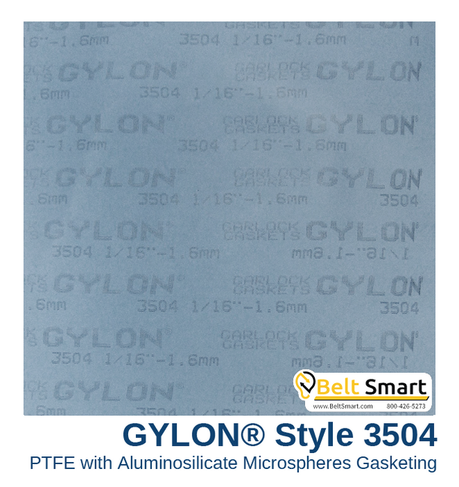 Garlock GYLON® Style 3504 - 0.125 in. thick / 70in. x 70in.