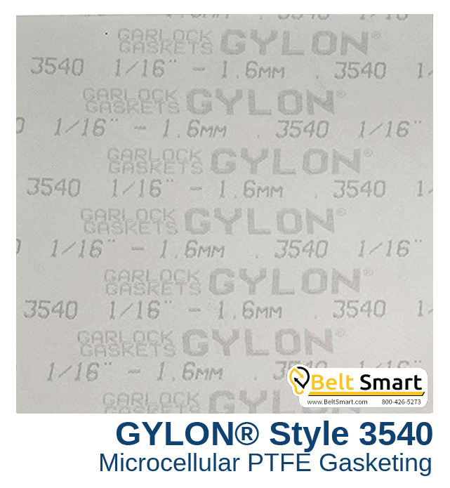 Garlock GYLON® Style 3540 - 0.125 in. thick / 70in. x 70in.