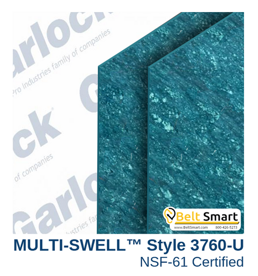 Garlock MULTI-SWELL™ Style 3760-U - 0.125 in. thick / 60in. x 60in.