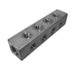 381190-2 Alemite Manifold Block - 8 Ports (90 deg)