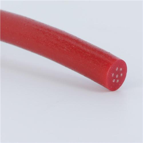 4816020 by Fenner Drives | 50D LCF Can Cable Round Belting | 3/8" x 9.5mm Diameter | Reinforced | Red | 100ft