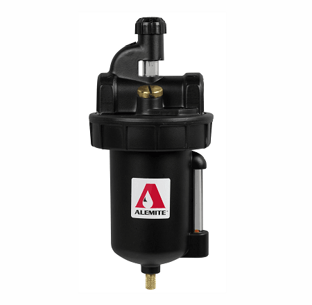 5916-2 Alemite Lubricator - Max Inlet Pressure: 250 PSI - Inlet/Outlet: 1" NPTF(f) - Bowl Capacity: 16 oz.