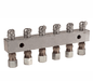 6136 Alemite Header Block - Size: 6-point - Length: 5-3/4" - Inlet/Outlet Threads: 1/8" NPTF(f) - Fittings: 1612-B