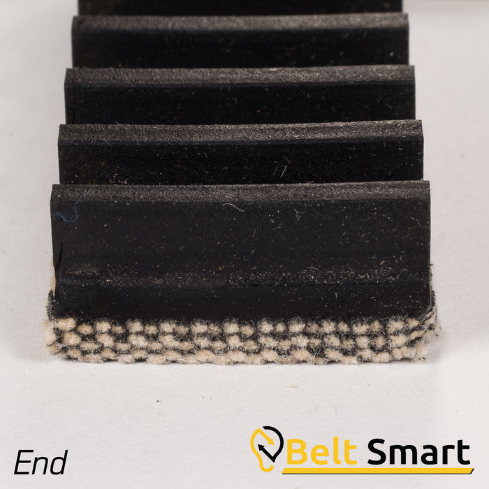 BS066 - #66 Beltservice 3 Ply CP30 Black Ribflex x FS Conveyor Belt