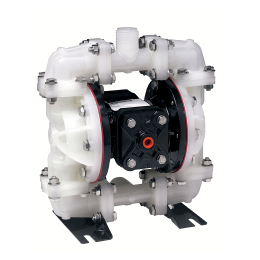 8322-B Alemite 1/2" Diaphragm Pump - Air Operated - Poly/Santoprene Inlet/Outlet: 1/2", Air Inlet: 1/4"