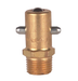 A336 Alemite Pin Type Straight Fitting - Thread: 1/8" PTF - Hex Size: 7/16" - Overall Length: 31/32" - Shank Length: 17/64"