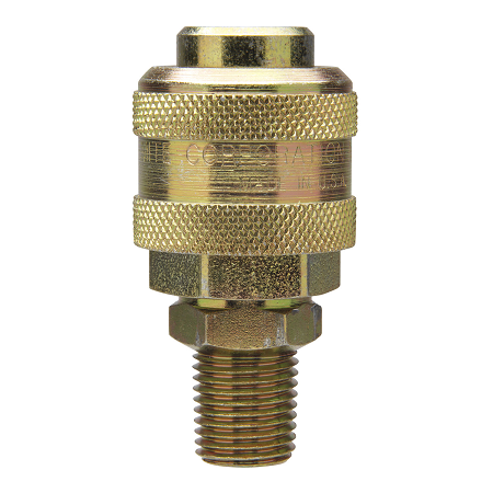 B330604 Alemite Coupler - Air Thread: 1/4" NPTF(m) Extra Heavy Duty Standard Type - Blister Package