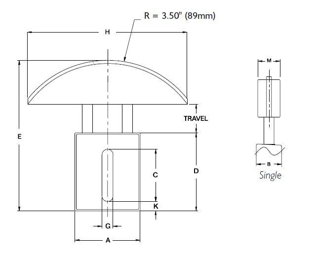 CT2102 by Fenner Drives | Chain Tensioner | Single Chain #60