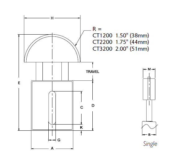 CT3201 by Fenner Drives | Chain Tensioners | Single Chain #80