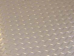 48" wide Diamond Plate Runner Matting / Flooring | Gray | 5/32" Thick | By the linear foot