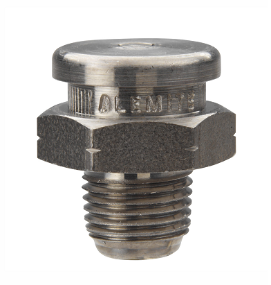 M1184 Alemite Button Head Standard Fitting - Thread, 1/8" PTF - Hex Size, 5/8" - Overall Length, 3/4" - Shank Length, 11/32"