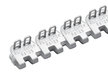 RS125SJ12/300SS Flexco Alligator Ready Set Staple - 54537 - 12" Belt Width (316 Stainless Steel with Stainless Spring Wire Pins)