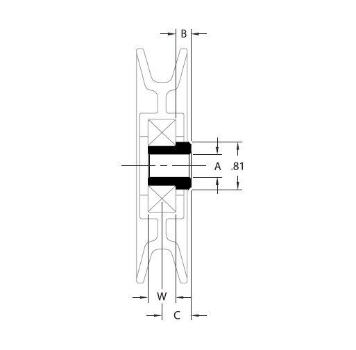 SB0003 by Fenner Drives | PowerMax Mounting Shoulder | Adapter