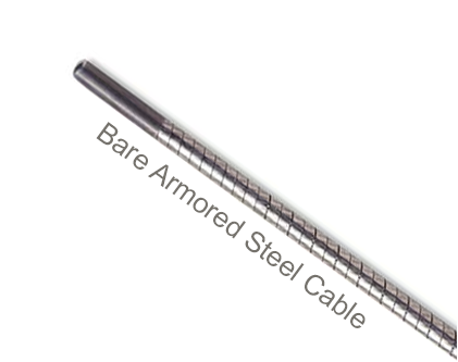 AC6-30-1 Flexco Hinge Pin for SR Scalloped Edge R5-1/2 & R6 Rivet Hinged Fasteners - 38165 - Bare Armored Steel Cable (3/8" dia.) - 30" Belt Width