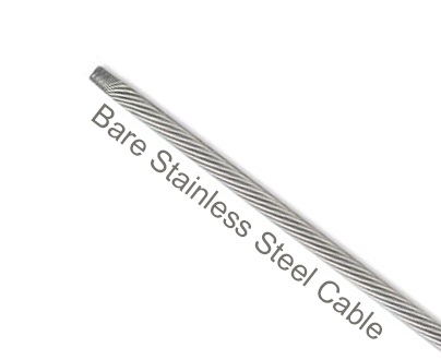 SSC932-36-1 Flexco Hinge Pin for SR Scalloped Edge R5 Rivet Hinged Fasteners - 38338 - Bare 300 Series Stainless Steel Cable (9/32" dia.) - 36" Belt Width