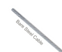 SC-54-1 Flexco Hinge Pin for R2 & R5 SR Rivet Hinged Fasteners - 38240 - Bare Steel Cable (1/4" dia.) - 54" Belt Width