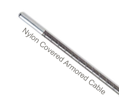 NAC6-84-1 Flexco Hinge Pin for SR Scalloped Edge R6 Rivet Hinged Fasteners - 38154 - Nylon Covered Armored Cable (13/32" dia.) - 84" Belt Width