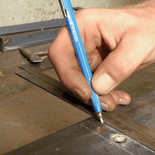 Markal Temporary Silver Streak Metal Marker Refill, Medium Tip