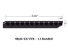 12/3VX355 Wedge 12- Banded Cogged Cut Edge V- Belt - 12/3VX - 35.5" O. C. - Beltsmart