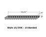 15/5VK1500 Wedge 15- Banded Kevlar V- Belt - 15/5VK - 150" O. C. - Beltsmart